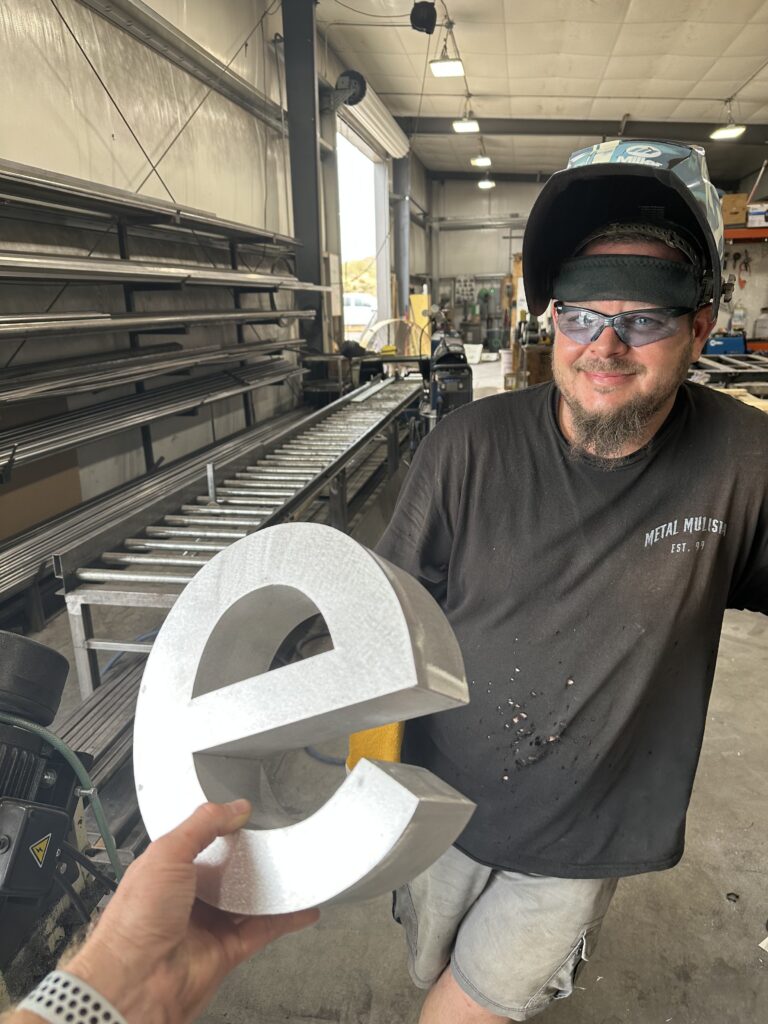 Metal artwork by Dave Bangs at FX Industries