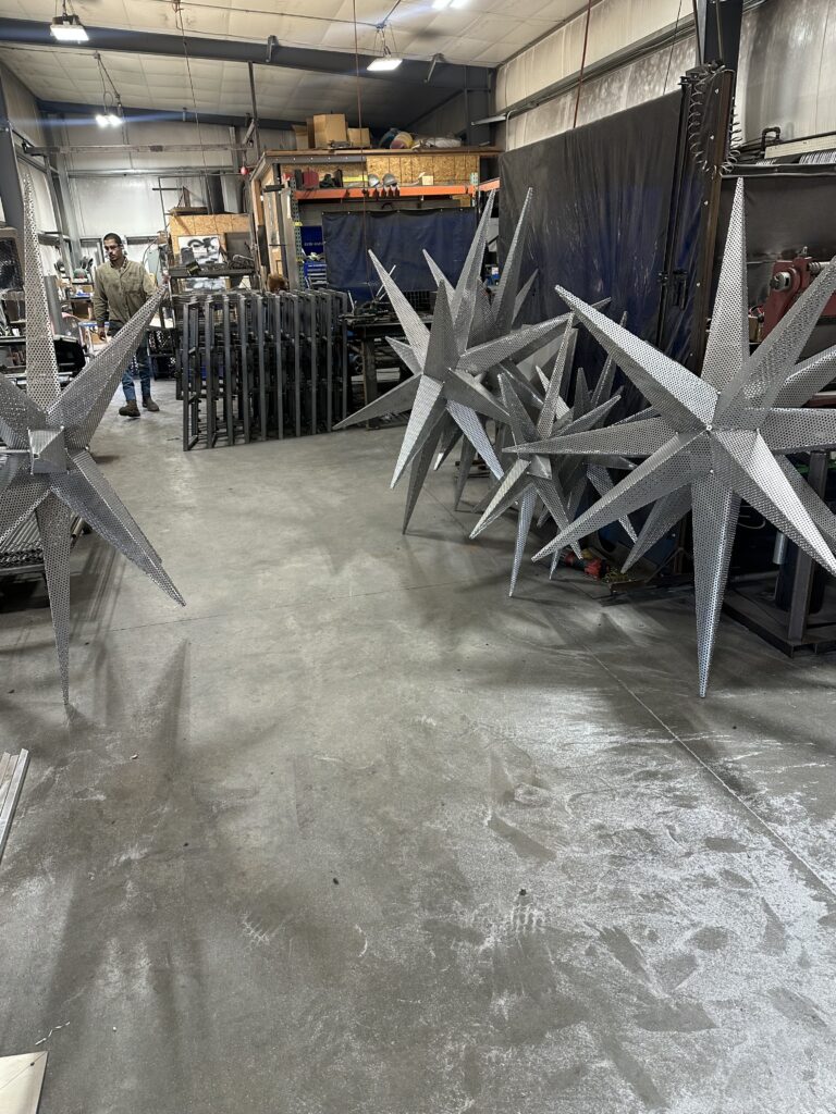 Metal artwork by Dave Bangs at FX Industries