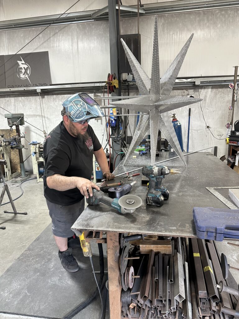 Metal artwork by Dave Bangs at FX Industries